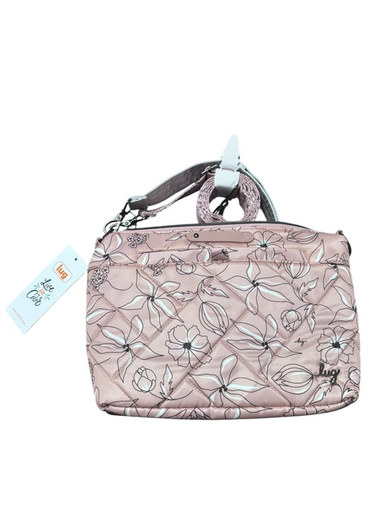 lug Handbags - lug Floral Quilted Crossbody Bag in Pink